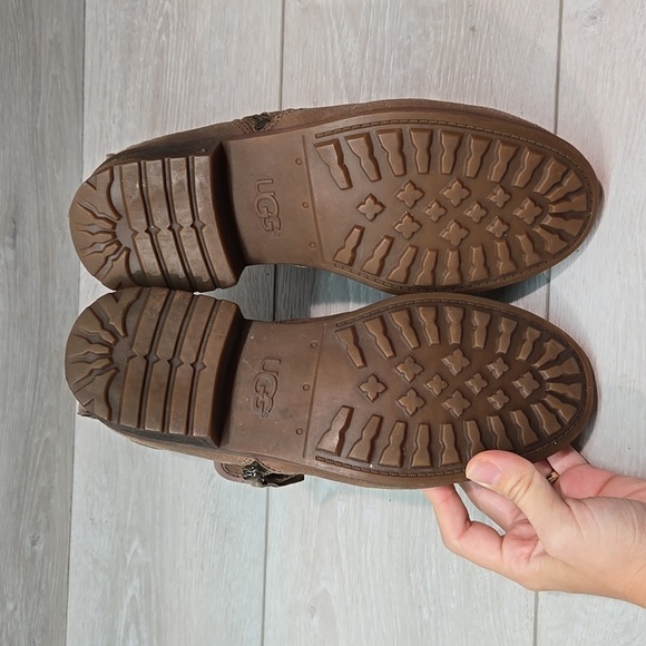 Ugg Australia Women Lavelle 1012553 Ankle Leather Sheepskin Boots shoes 8 - Picture 12 of 14